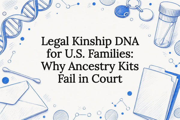 Legal Kinship DNA for U.S. Families: Why Ancestry Kits Fail in Court