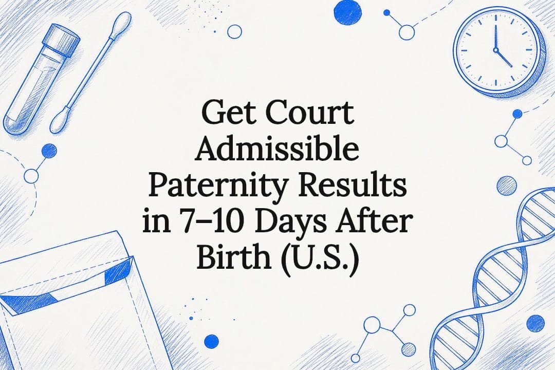 Paternity testing article title card