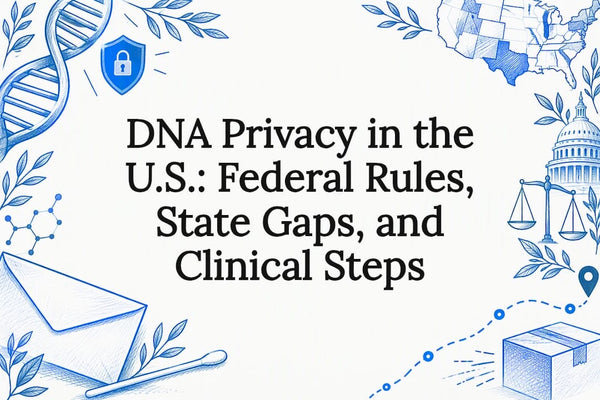 DNA privacy title card illustration