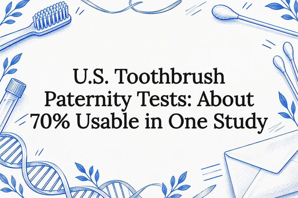 Toothbrush and DNA title card illustration