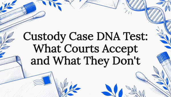 DNA swab and envelope title card