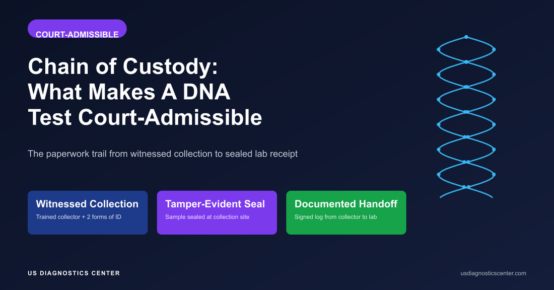 Chain of Custody Explained: The Paperwork Trail That Makes a DNA Test Court-Admissible