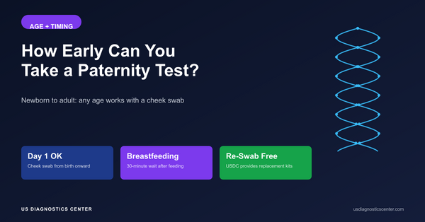How Early Can You Take a Paternity Test? Newborn, Infant, and Beyond