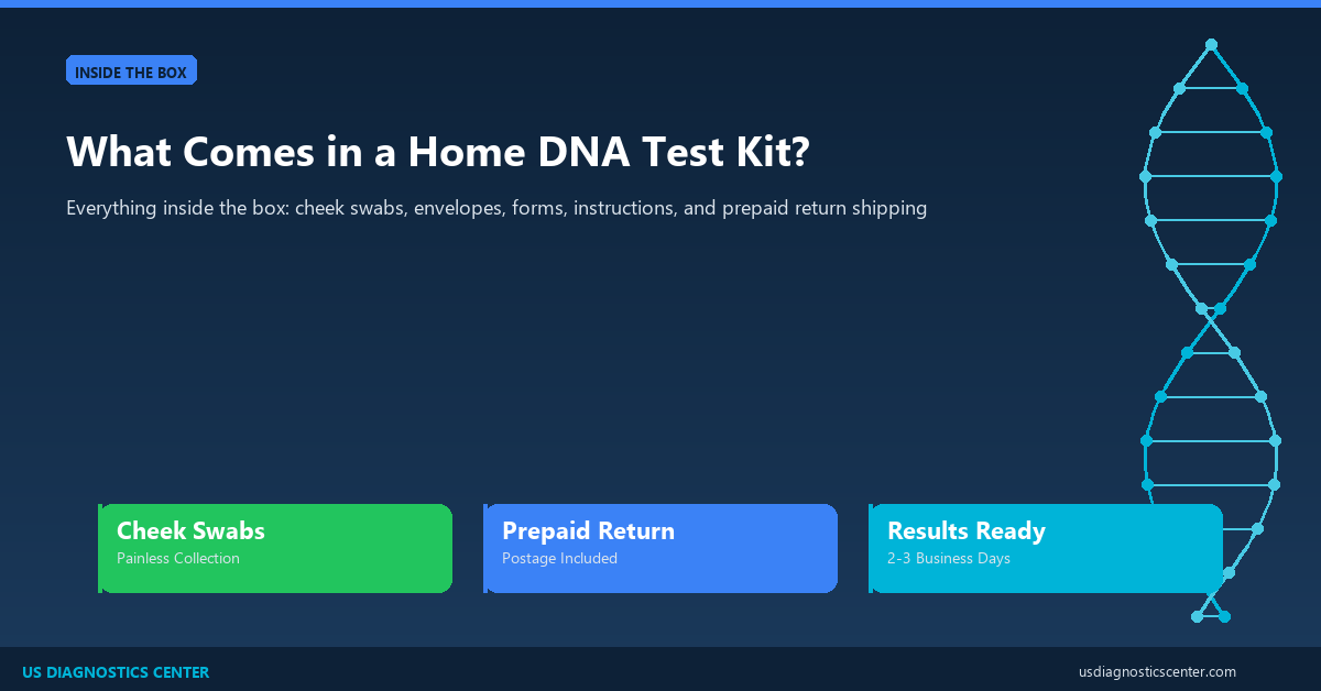 What Comes in a Home DNA Test Kit - Everything Inside the Box