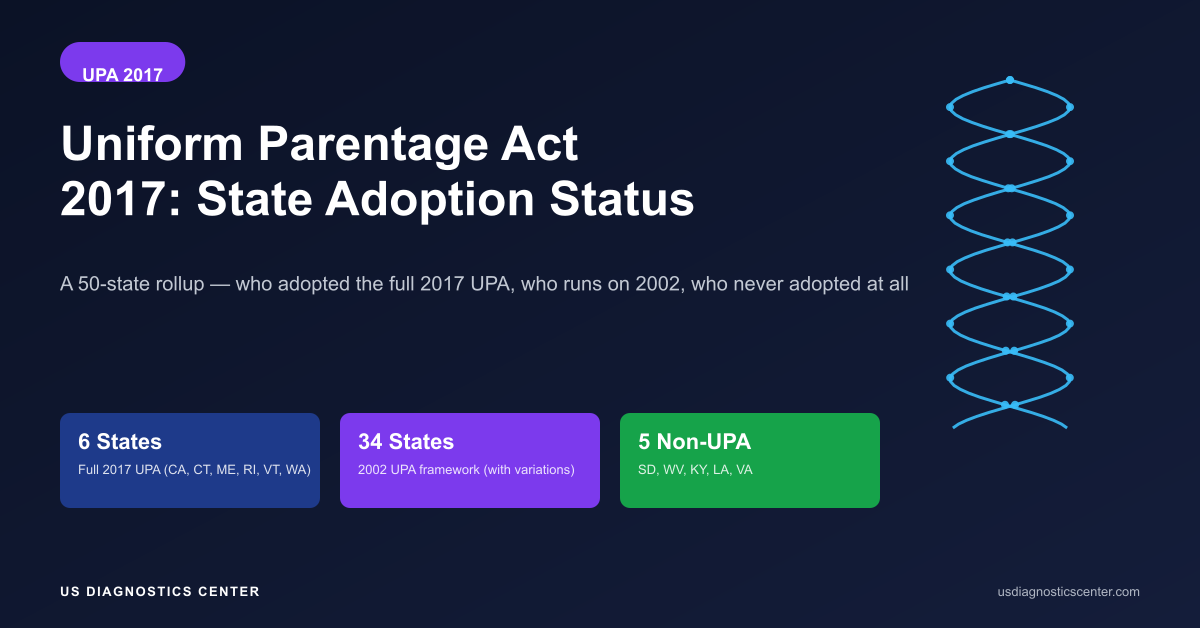 Uniform Parentage Act 2017: State Adoption Status — A 50-State Rollup