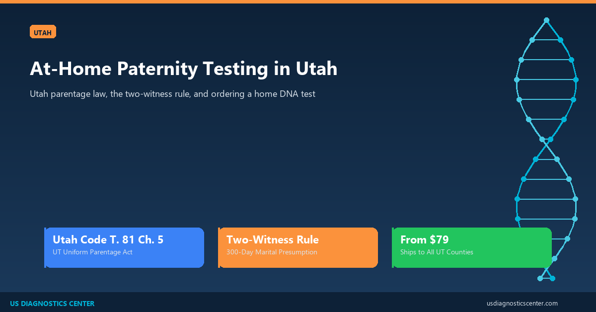 At-Home Paternity Testing in Utah: Two Witnesses, Administrative Orders, and the 300-Day Rule