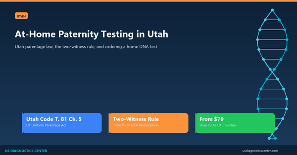 At-Home Paternity Testing in Utah: Two Witnesses, Administrative Orders, and the 300-Day Rule