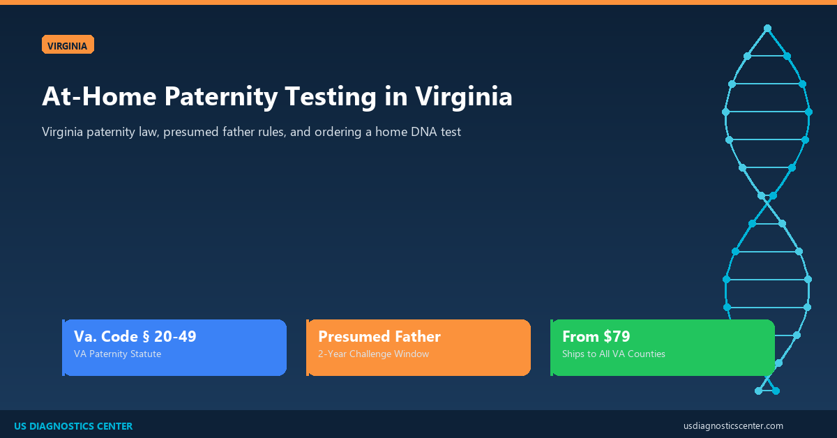At-Home Paternity Testing in Virginia: Laws, Presumed Father Rules, and Your Options