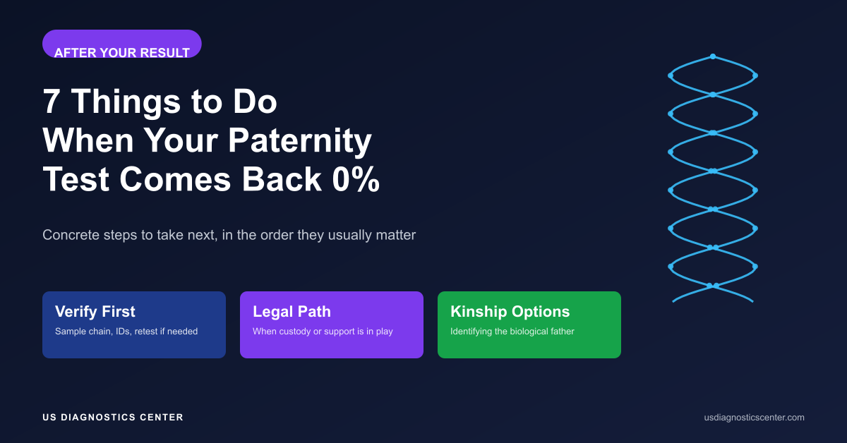 7 Things to Do When Your Paternity Test Comes Back 0% Probability