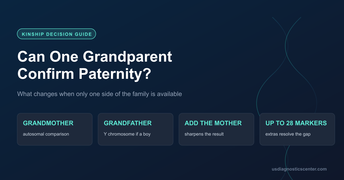 Can Just One Grandparent Confirm Paternity? What Changes When Only One Side Is Available