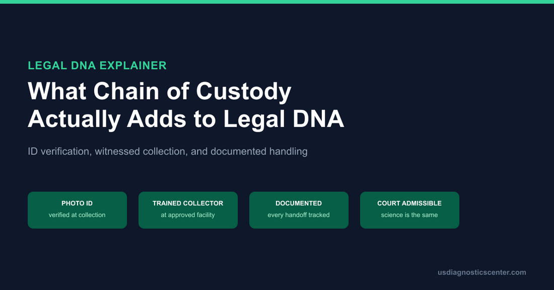 What Chain of Custody Actually Adds to a Legal DNA Test