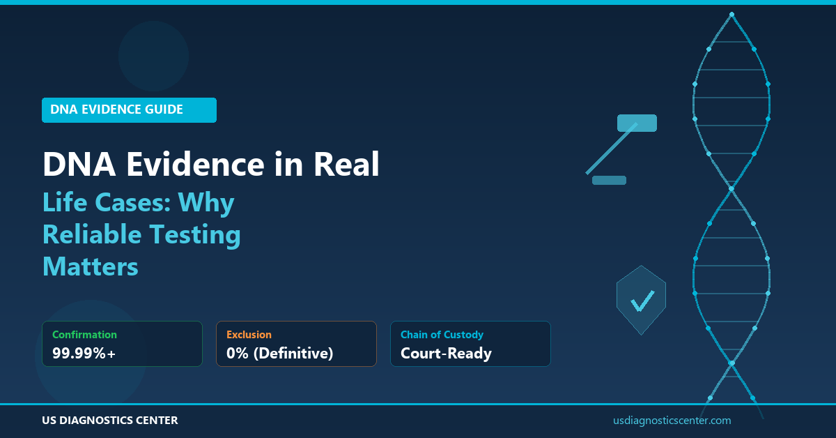 DNA Evidence in Real Life Cases: Why Reliable Testing Matters