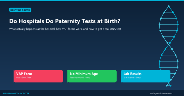 Do hospitals do paternity tests at birth - explaining why hospitals offer VAP forms not DNA tests and how to get a real paternity test