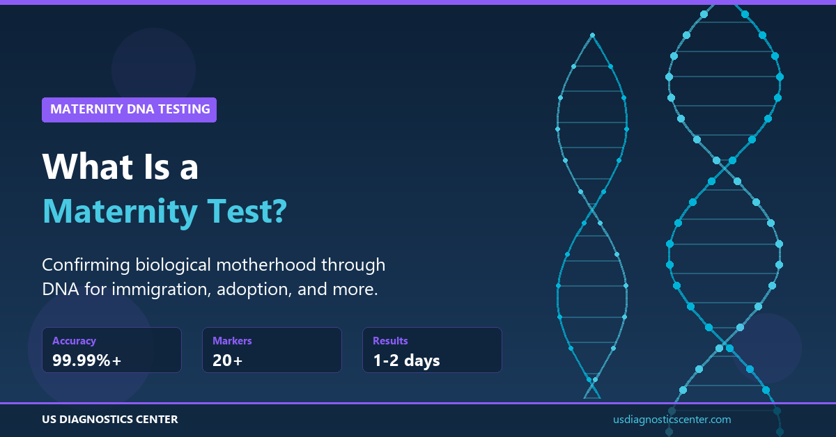 Maternity DNA test — how it works, who needs one, and what to expect from results
