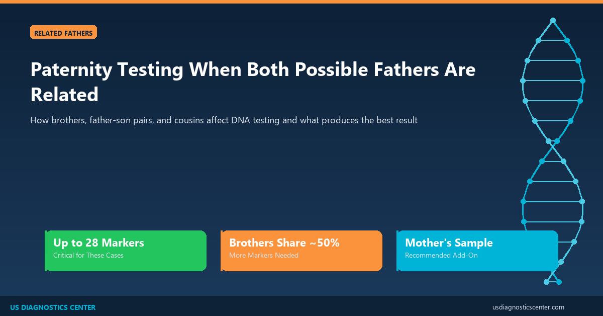 Paternity Testing When Both Possible Fathers Are Related